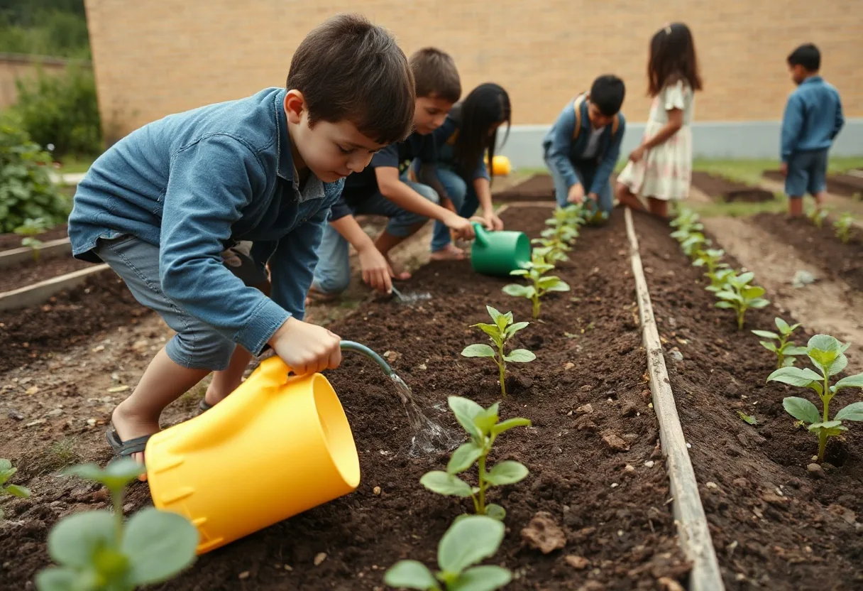 Actividades prácticas para huertos escolares