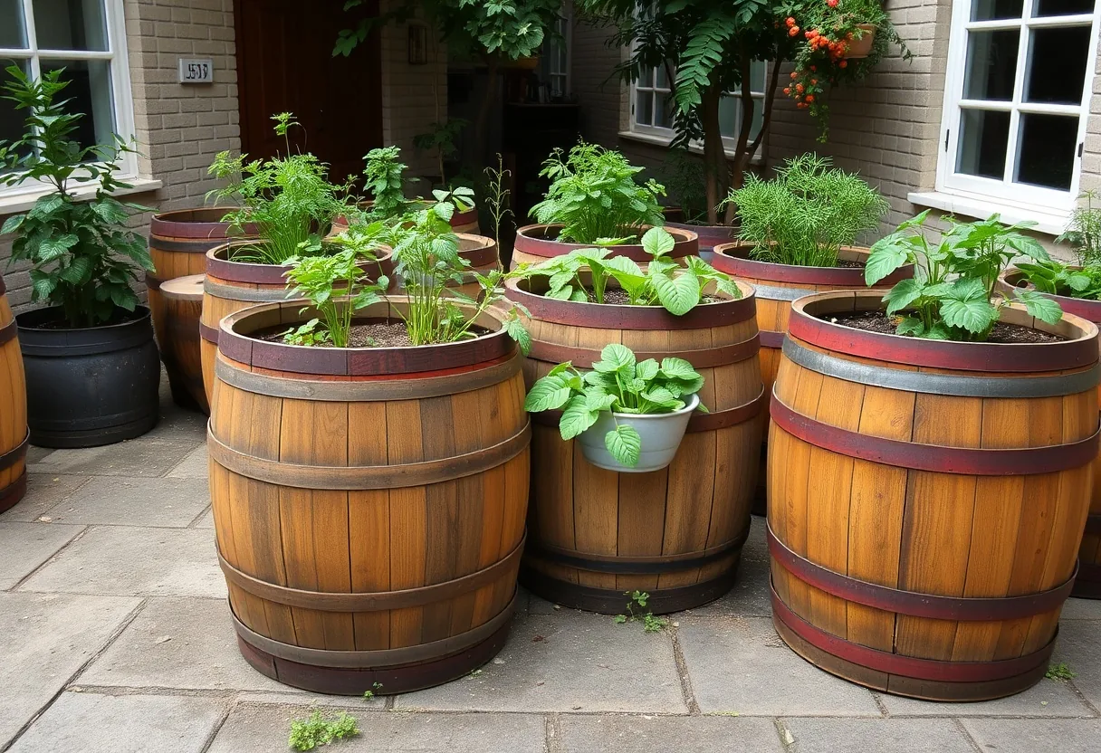 Descubre cómo crear huertos urbanos en barriles