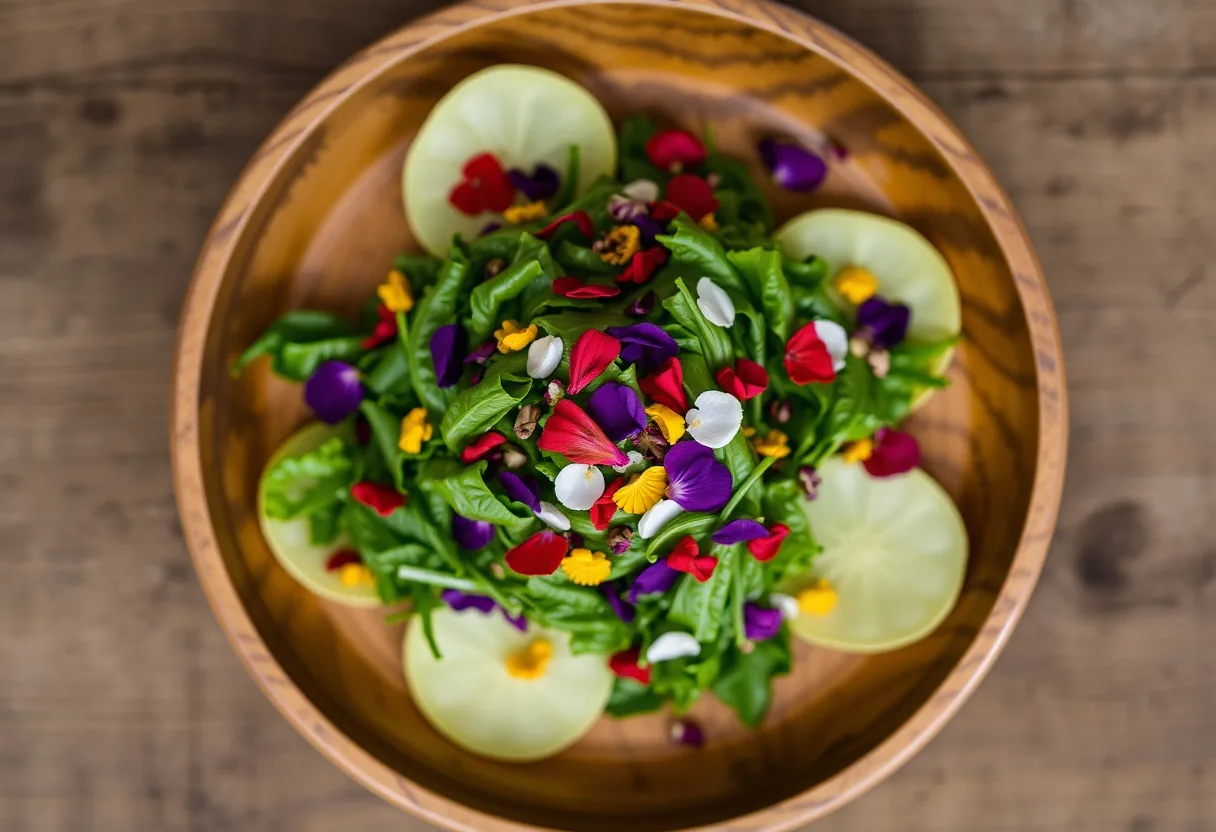 Degusta flores comestibles: colores y sabores únicos