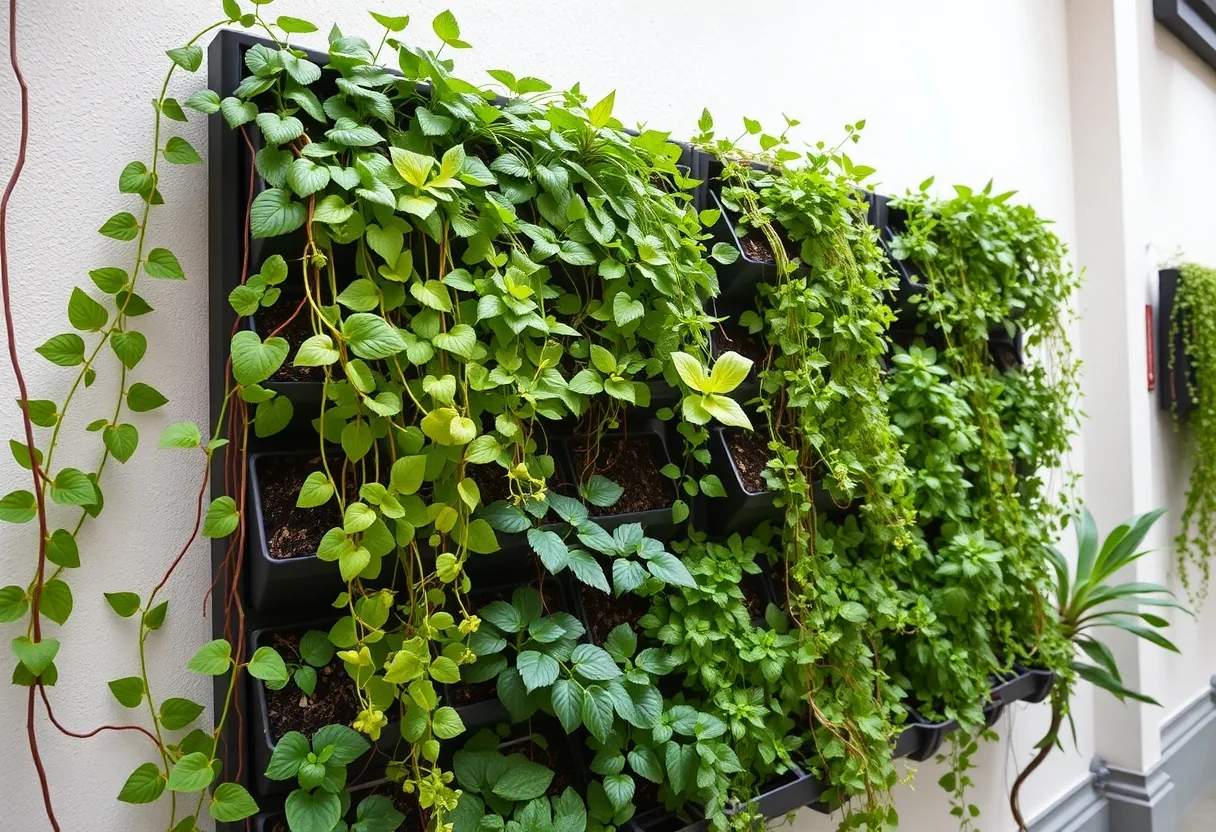 Jardinería vertical: Naturaleza en las paredes