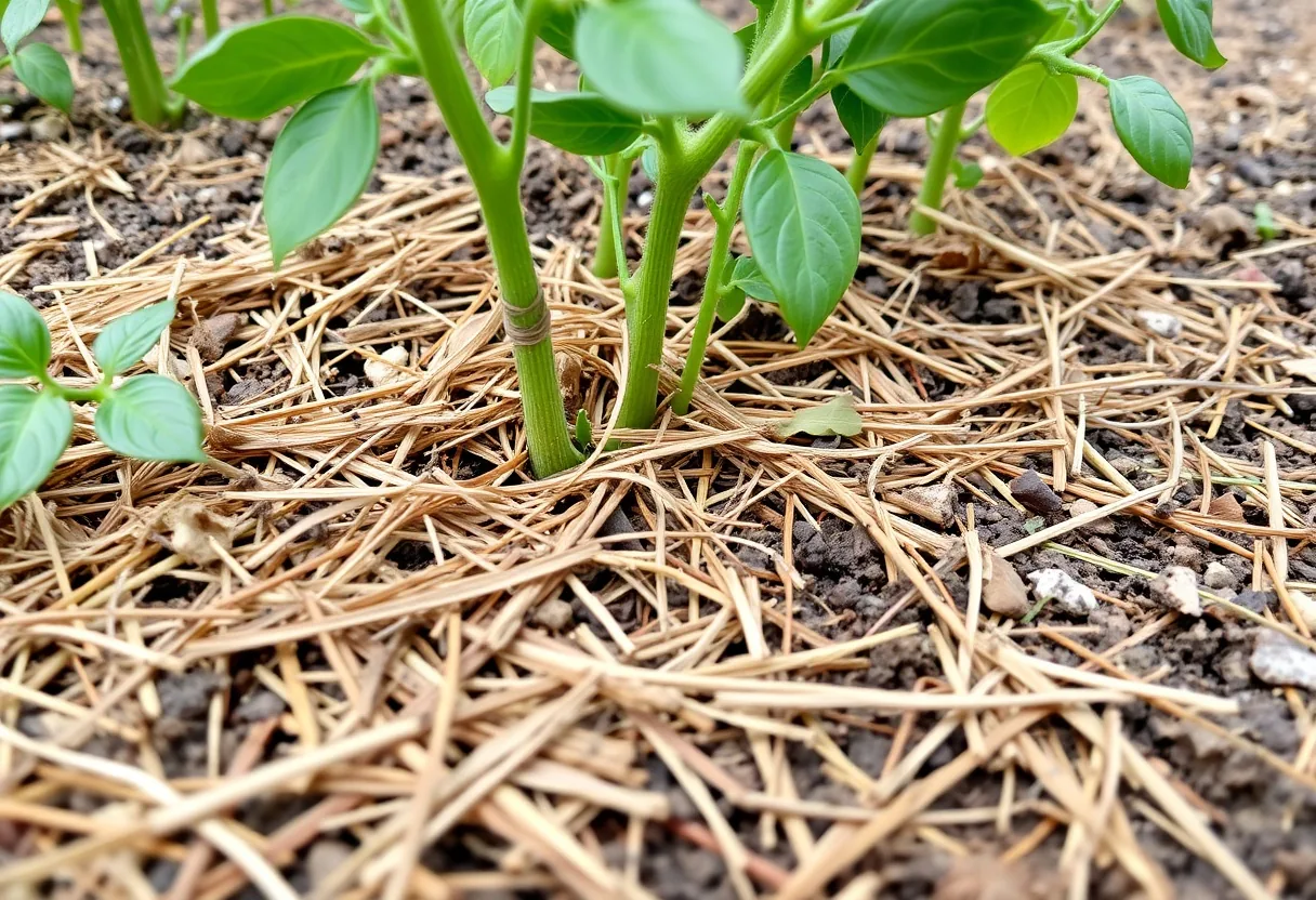 Beneficios de los acolchados vegetales en el huerto