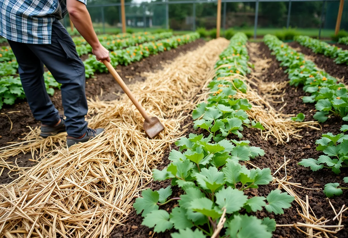 Renueva tu huerto con acolchados vegetales