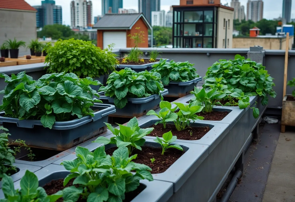 Beneficios de los huertos en techos para el medio ambiente