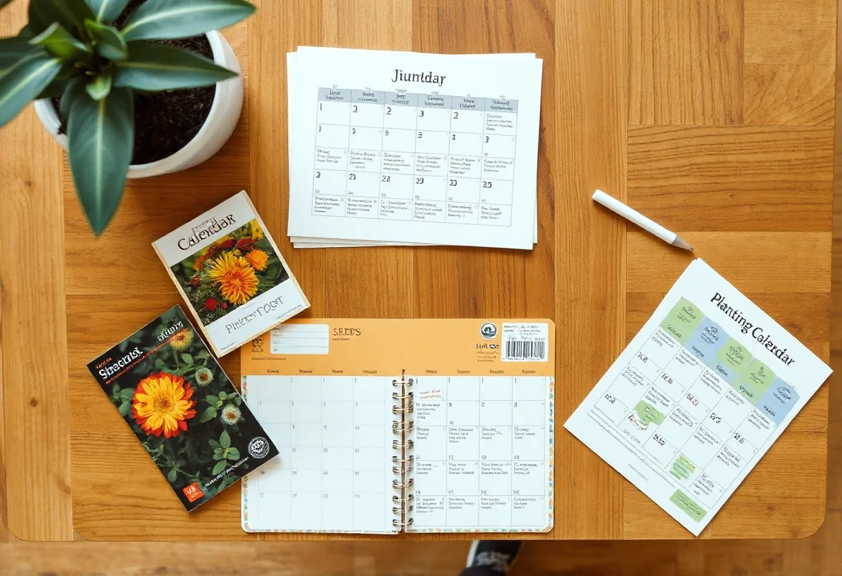 Calendario de siembra para cada estación