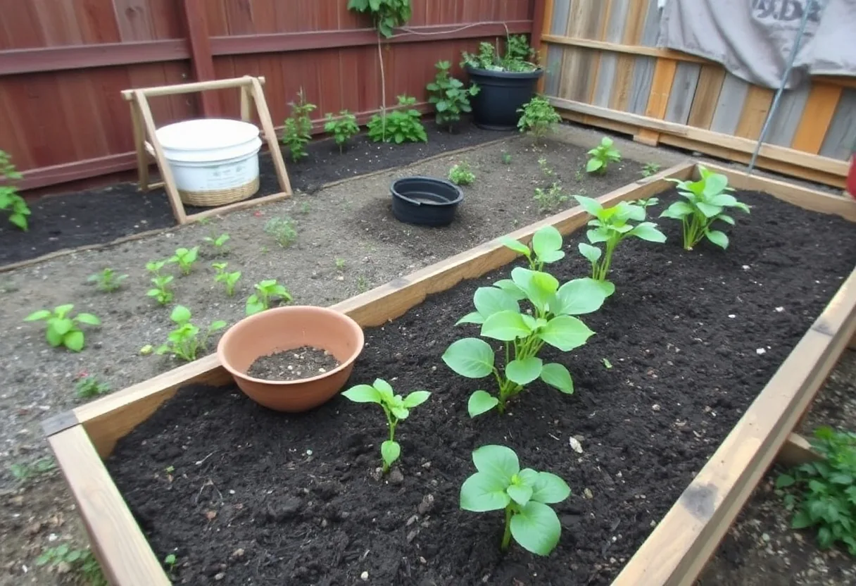 Cómo construir una cama de cultivo elevada con materiales sostenibles