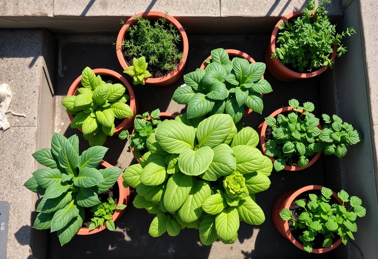 Plantas ideales para huertos en terrazas