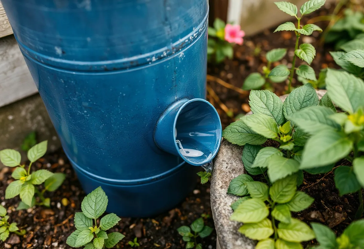 Cómo crear un sistema de captación de agua de lluvia con materiales reciclados