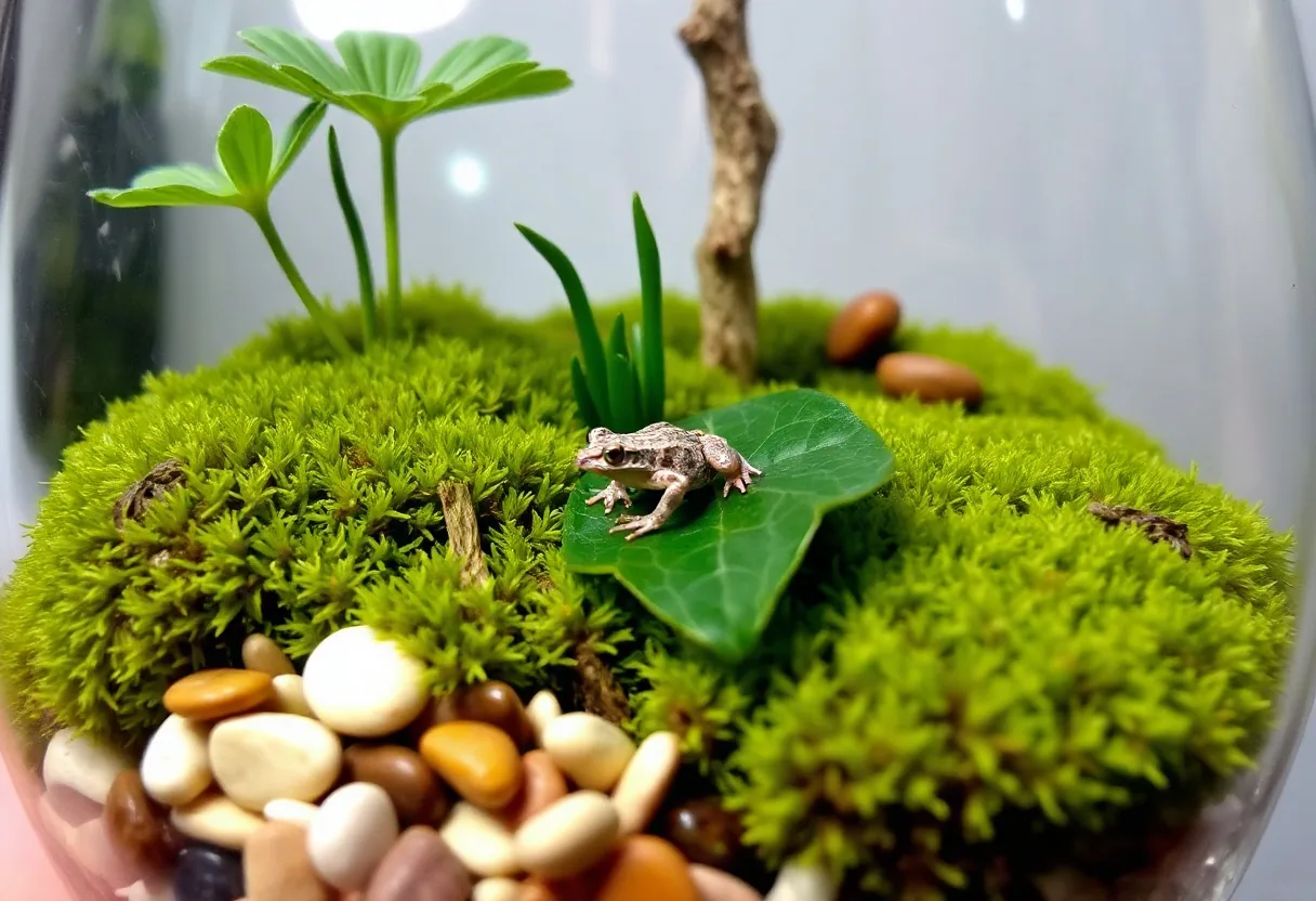 Cómo crear un terrario con animales pequeños