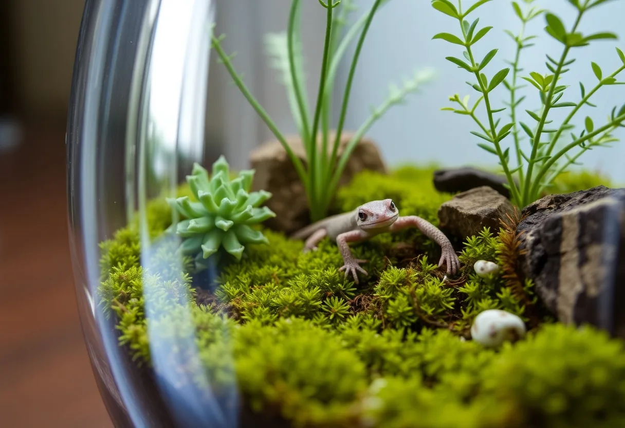 Explora terrarios con animales únicos