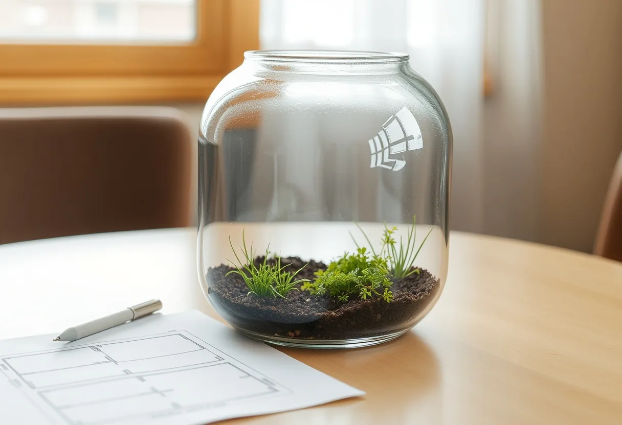 Terrario diseñado con planificación experta