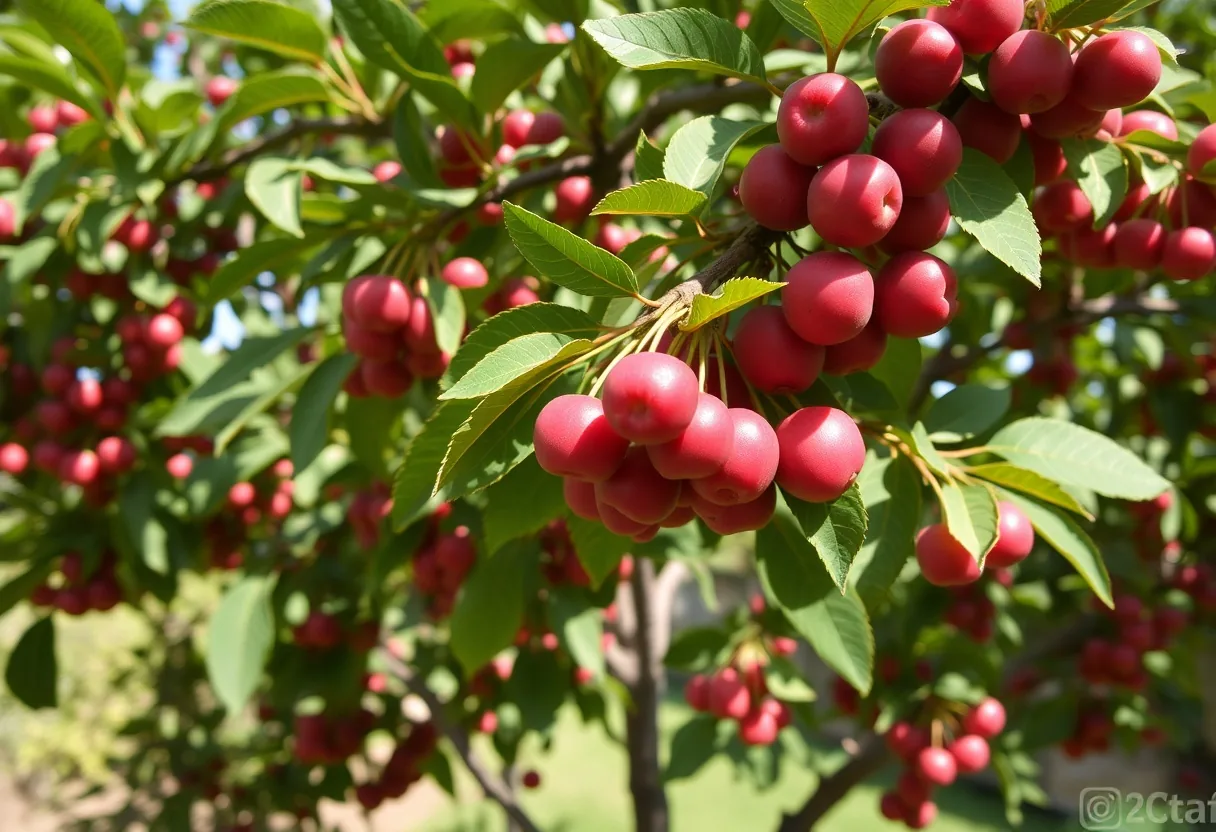 Cultiva la naturaleza: árbol frutal en plenitud