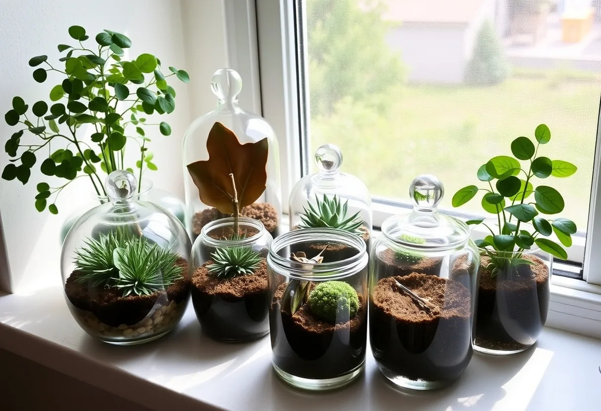 Explora un mundo verde en tus terrarios