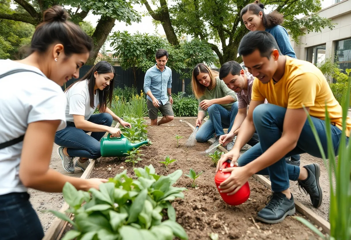 Cómo fomentar el voluntariado en proyectos de huertos urbanos