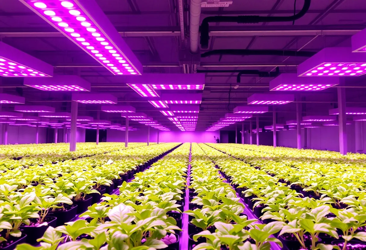 Influencia vital: luz en la hidroponía