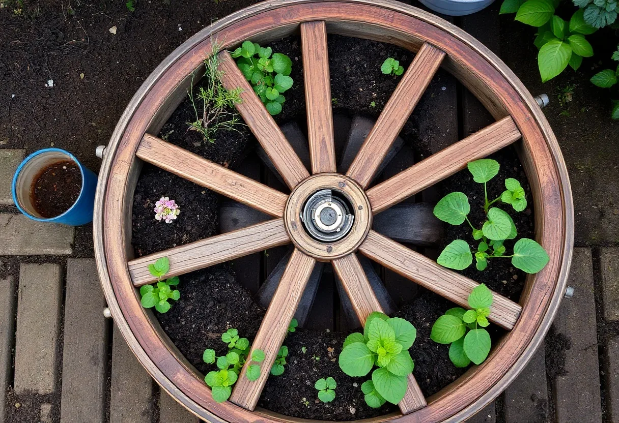 Cómo hacer huertos en ruedas de carro: Guía creativa