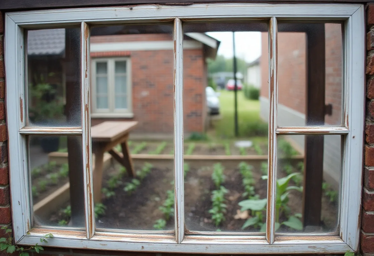 Cómo hacer un marco frío con ventanas recicladas