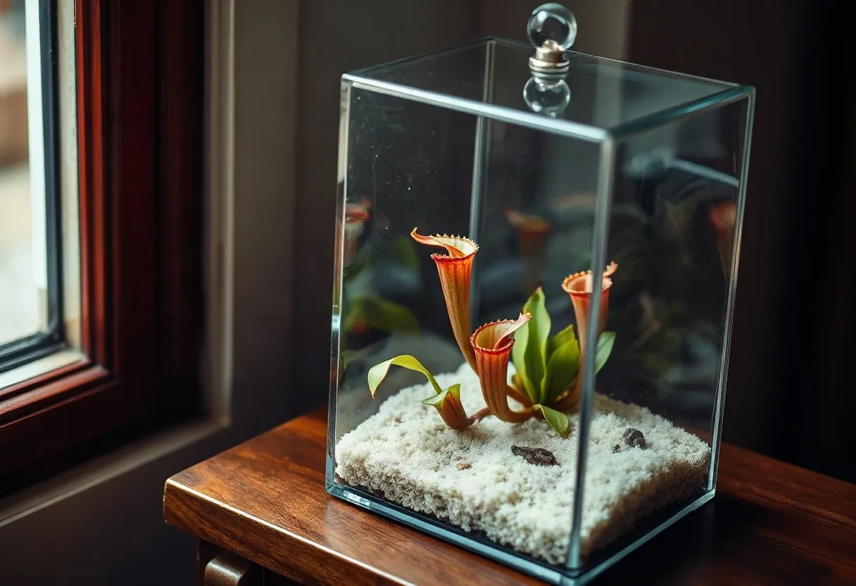 Cómo hacer un terrario con plantas carnívoras