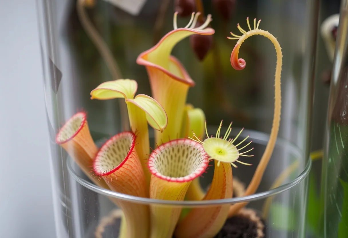 Plantas carnívoras ideales para terrarios