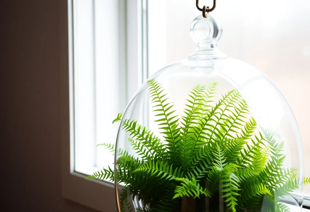Terrario de helechos: naturaleza en casa