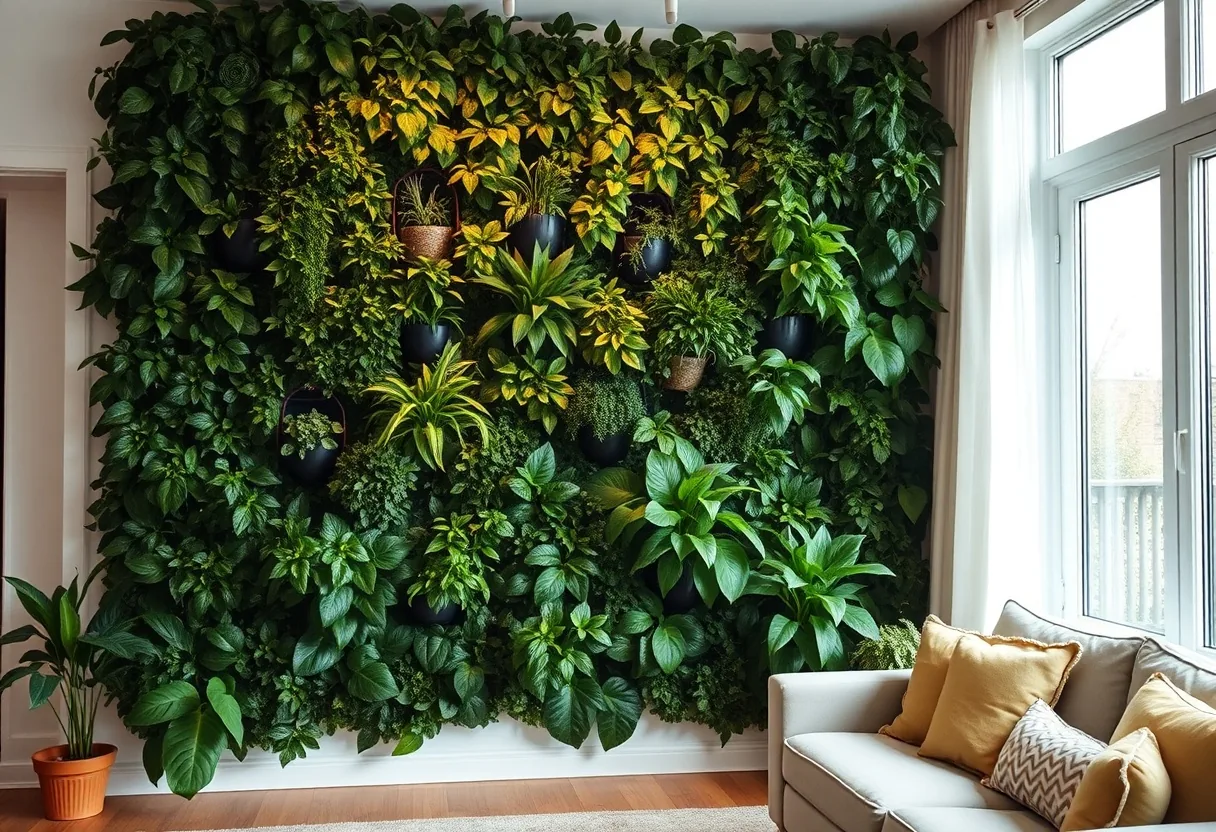 Cómo integrar un jardín vertical en tu hogar
