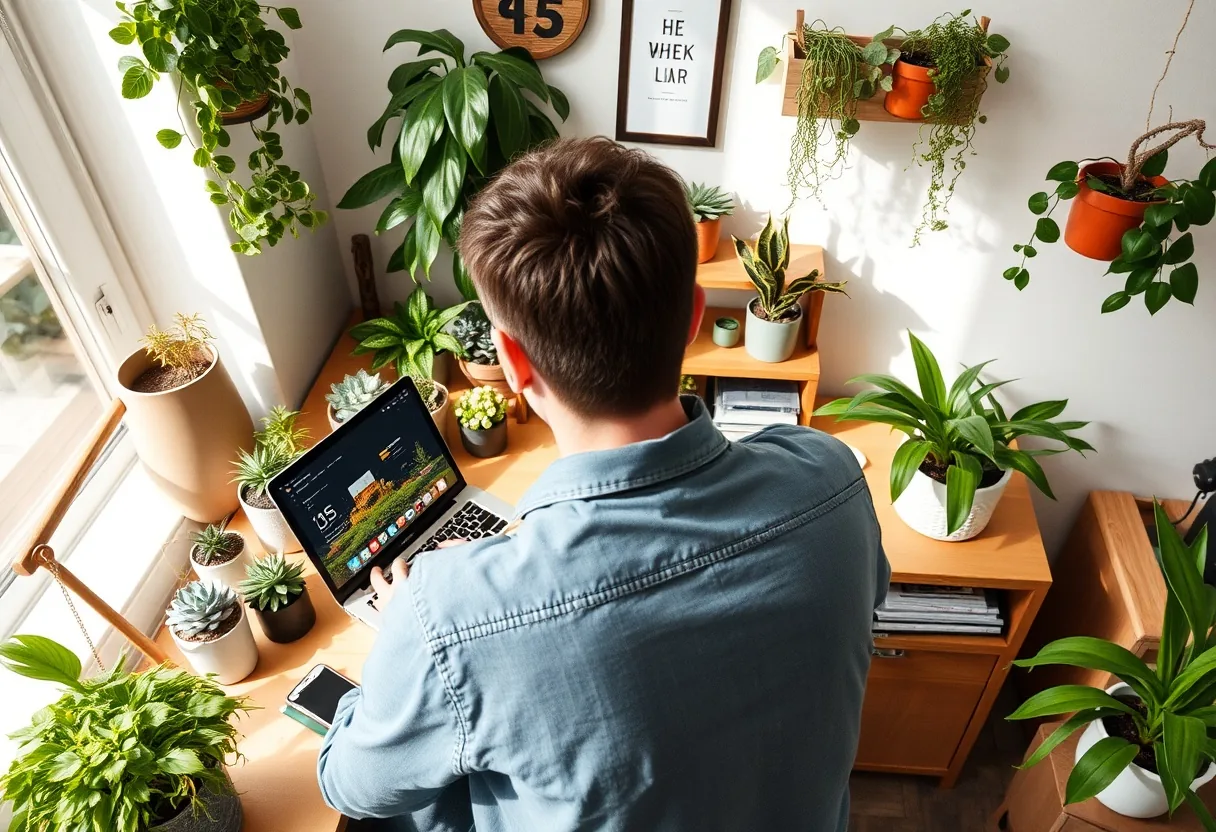 Oficina sostenible en casa: ¡trabajo y bienestar!