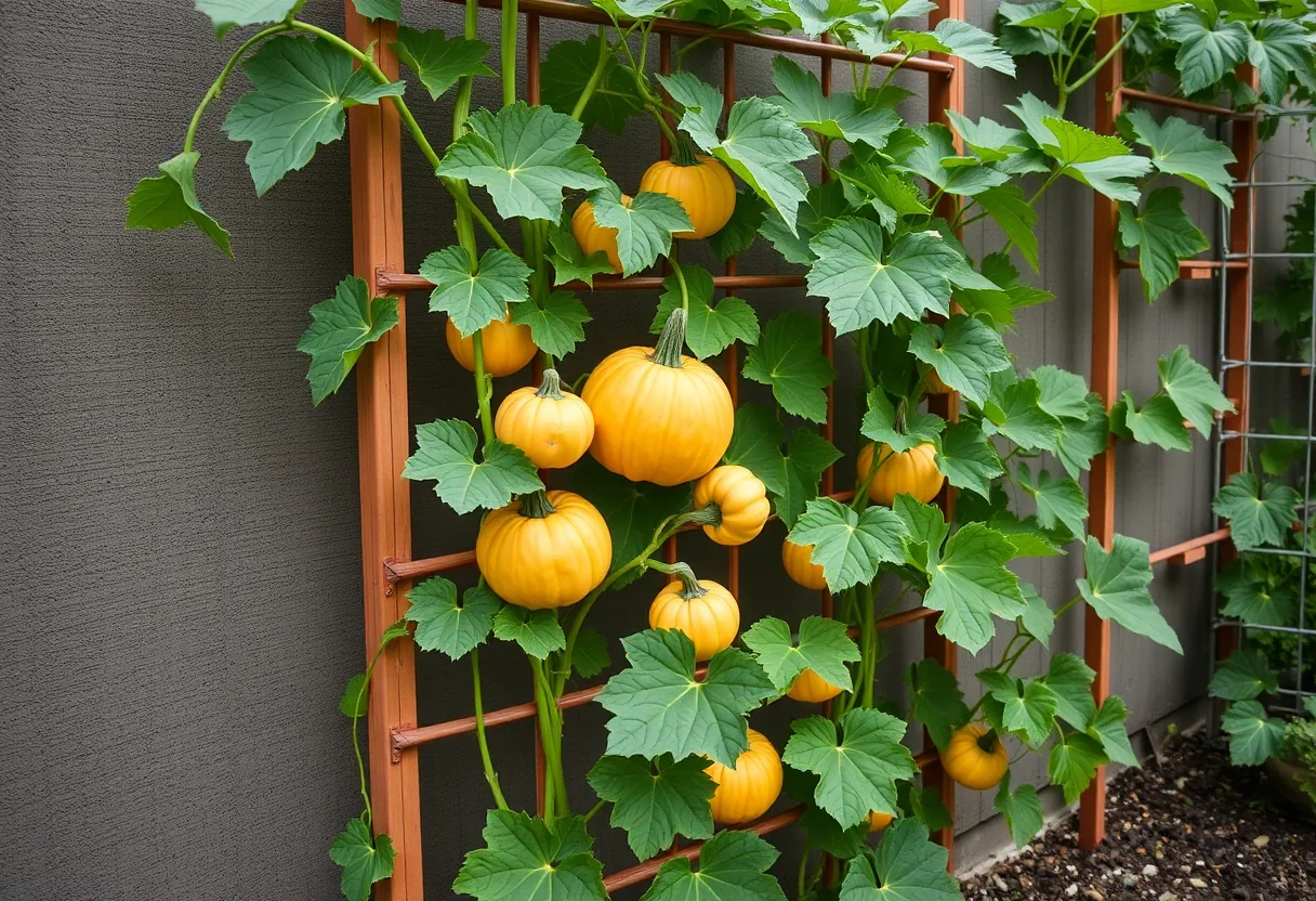 Consejos para cultivar calabazas en poco espacio 🎃