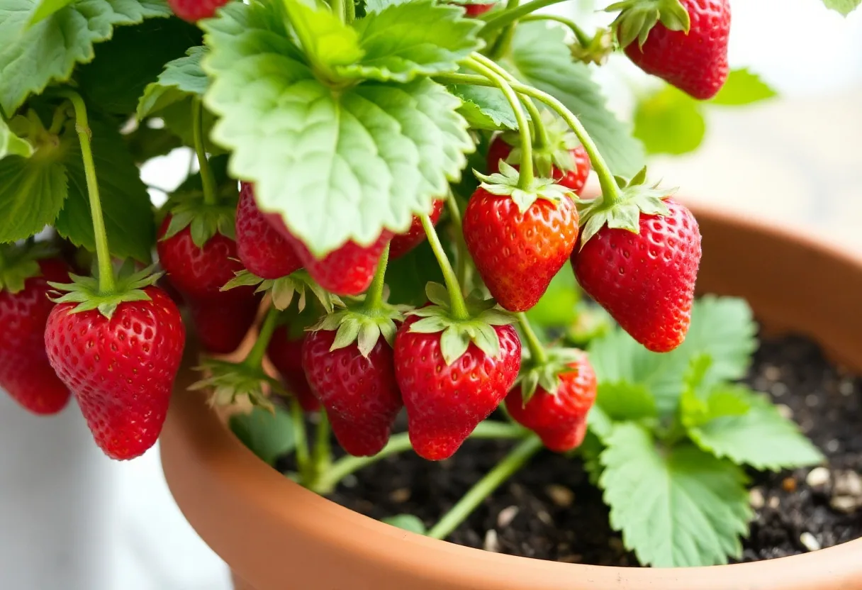 Cómo plantar fresas en macetas y obtener una cosecha abundante
