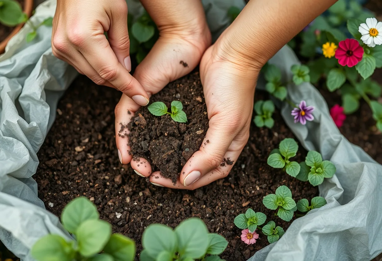 Abonos orgánicos para flores comestibles