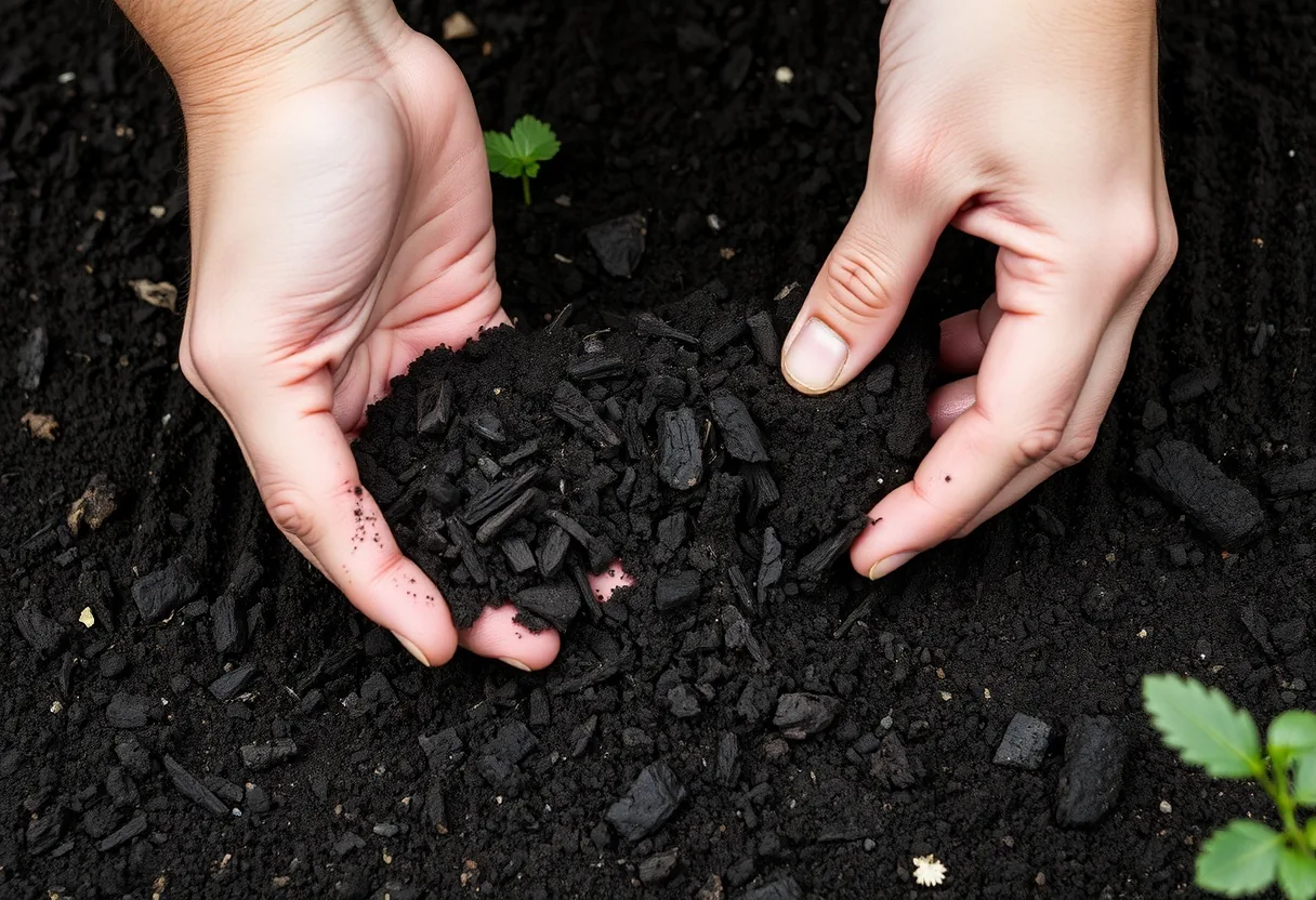 Cómo usar carbón vegetal como acondicionador del suelo