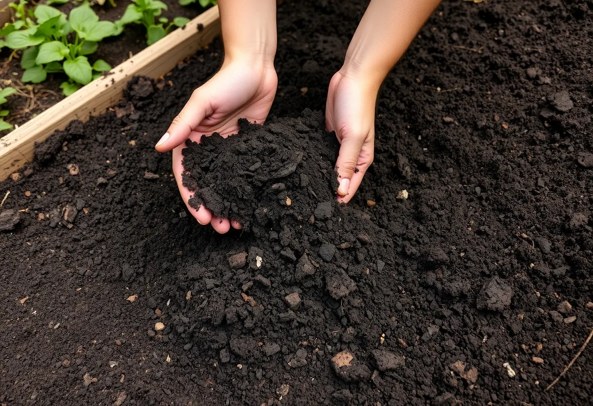 Beneficios del carbón vegetal en jardinería