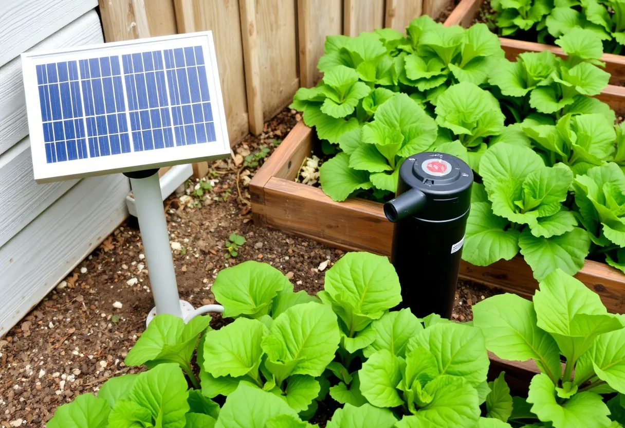 Cómo usar energía solar en jardinería sostenible