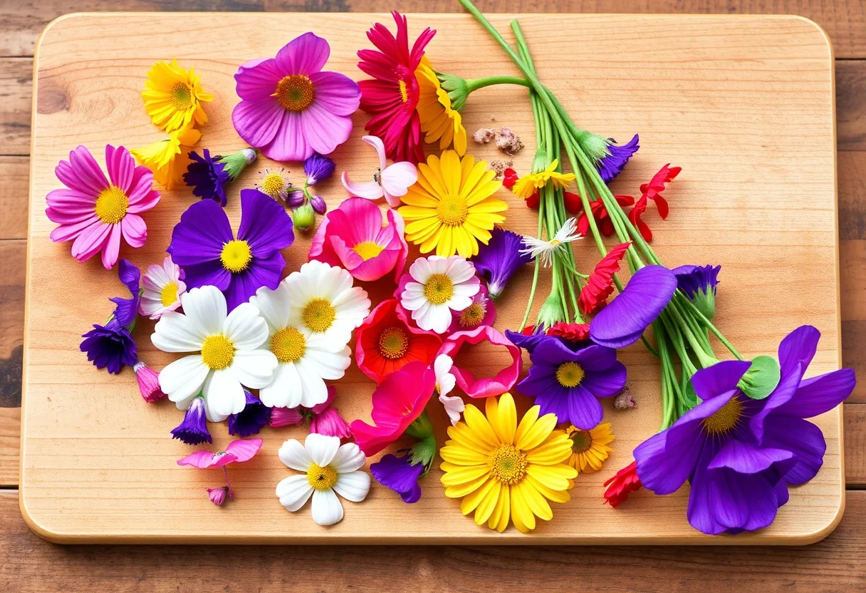 Explora la esencia floral en la cocina. 🌸