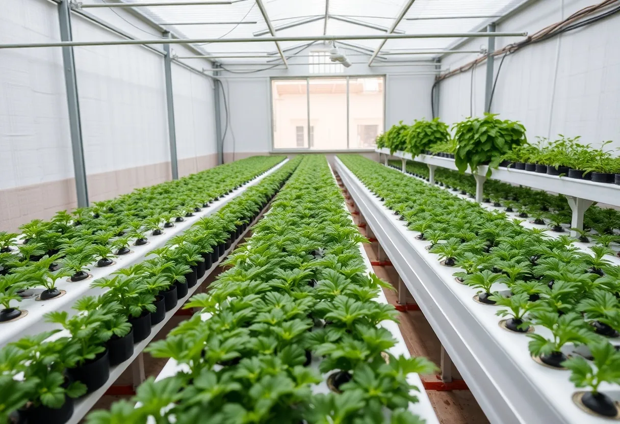 Descubre la eficiencia de la hidroponía en interiores