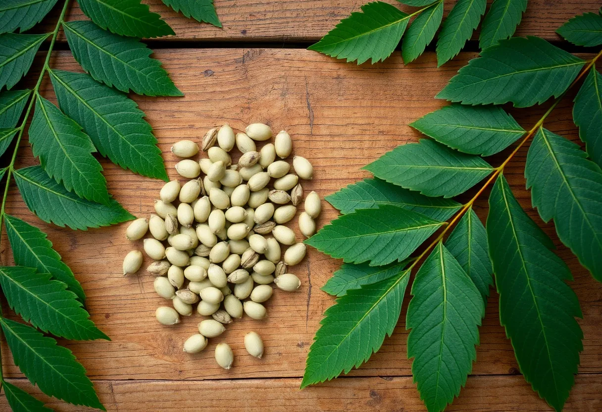 Explora las propiedades del neem en esta imagen