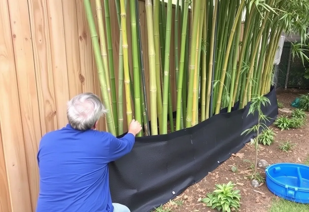 Instalación de barrera de bambú: solución natural para tu jardín