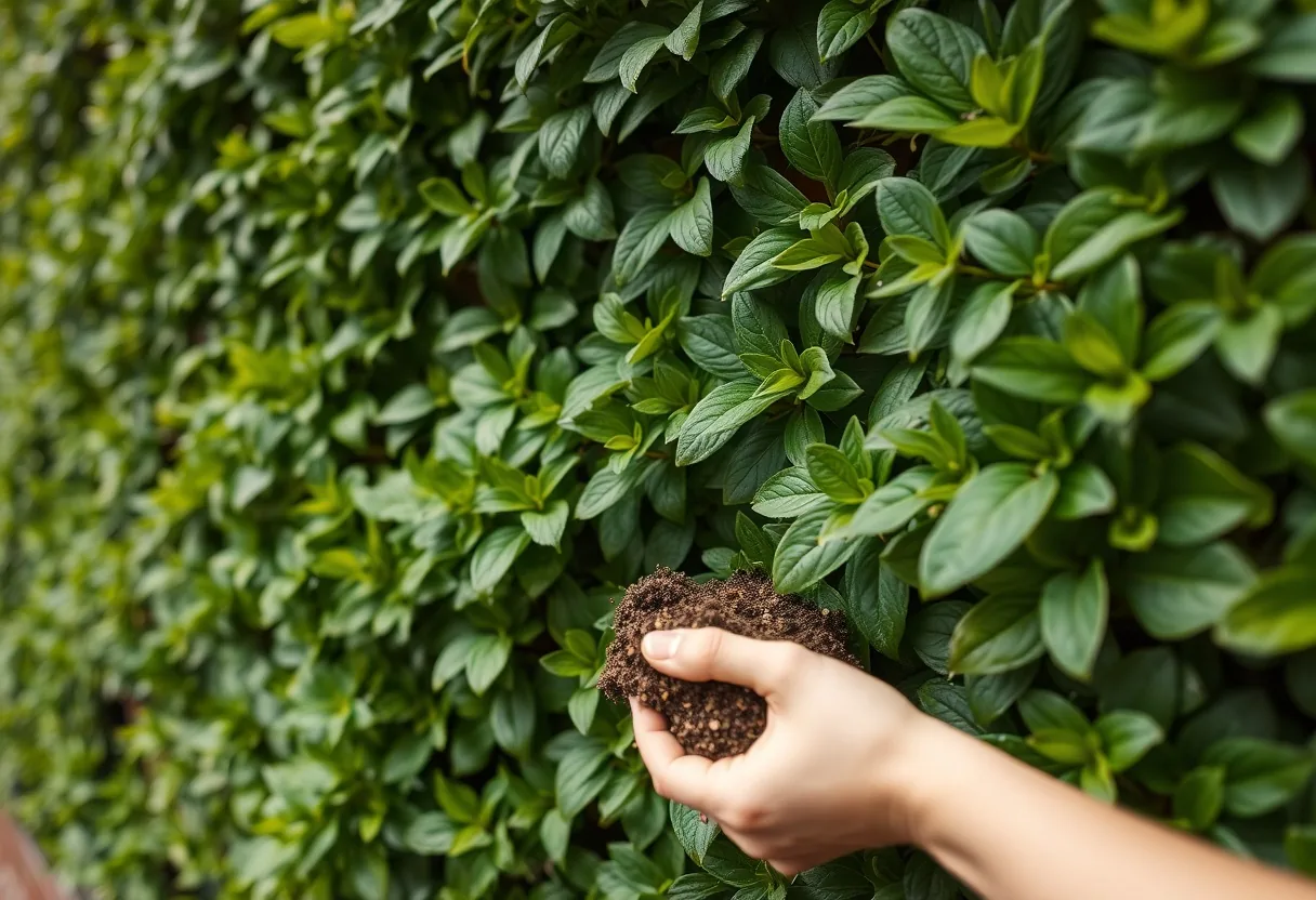 Secretos para fertilizar tu jardín vertical