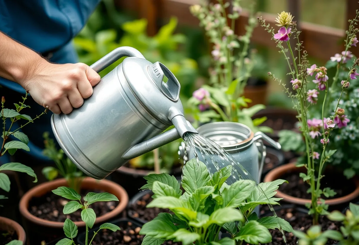 Jardinería ecológica: cuidando la naturaleza.