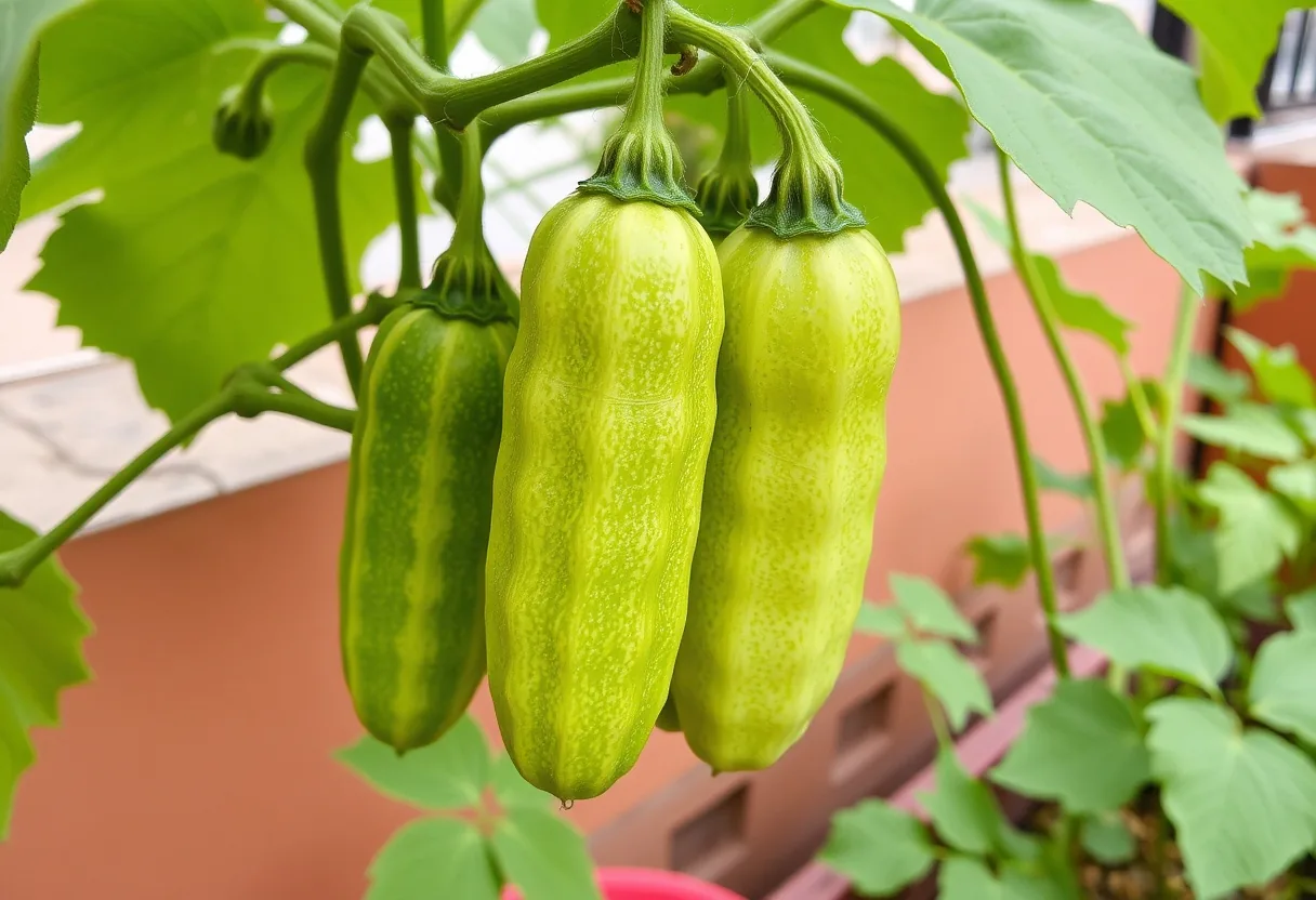 ¡Cultiva pepinos frescos en casa!