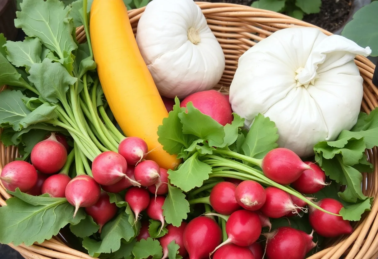 Variedad de verduras para espacios pequeños
