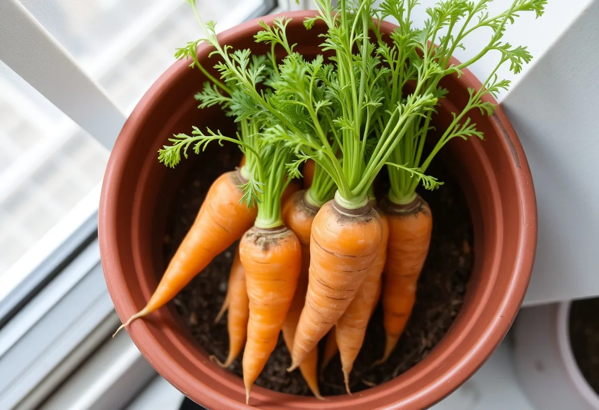 ¡Zanahorias frescas en tu balcón! 🥕🌱
