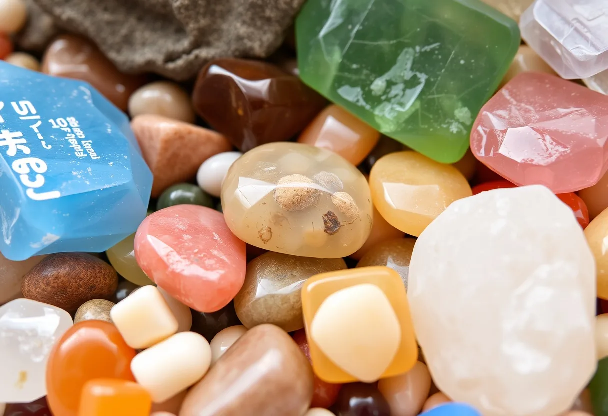 Escogiendo gemas únicas para joyería