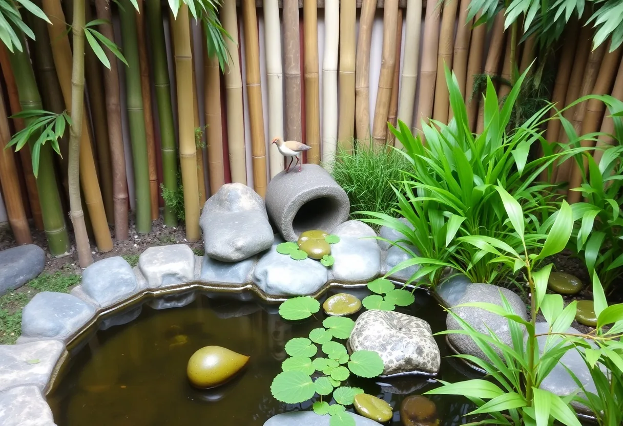 Encanto natural: diseño de jardines con bambú