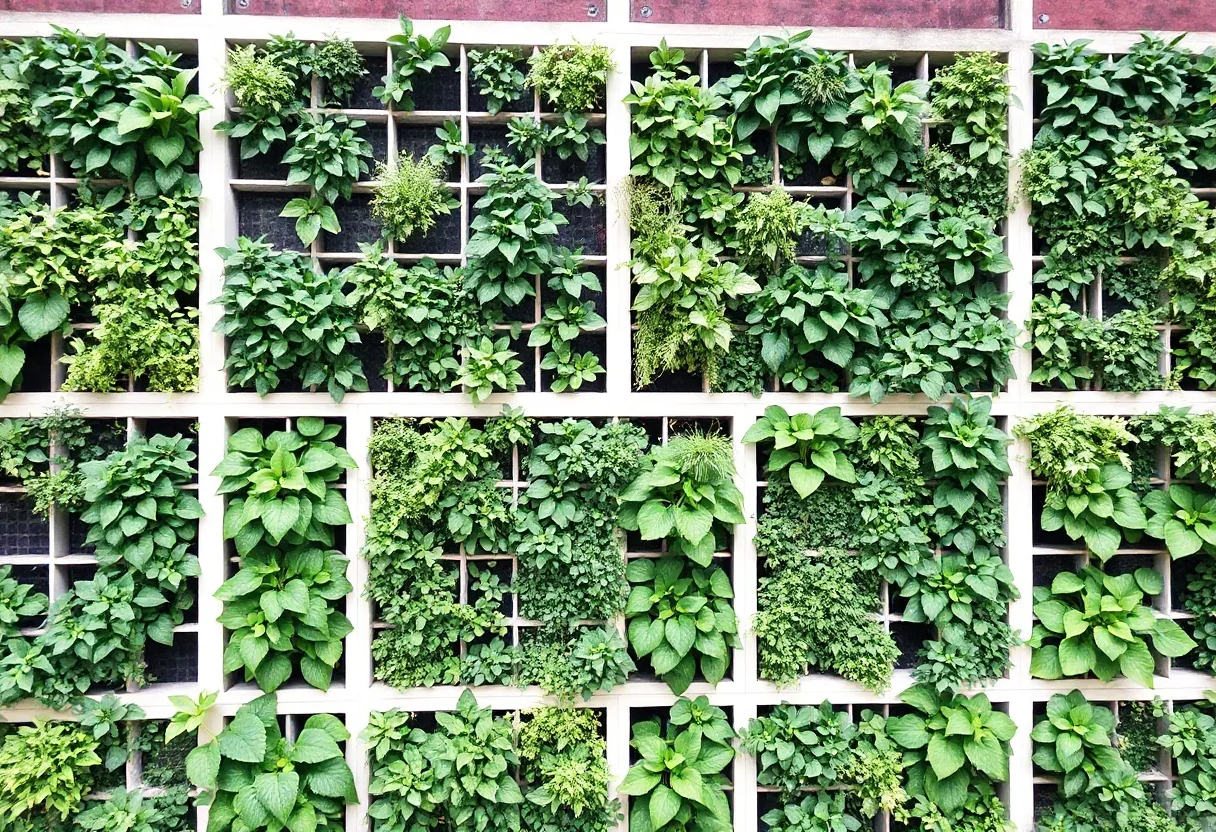 Diseños creativos para jardines verticales