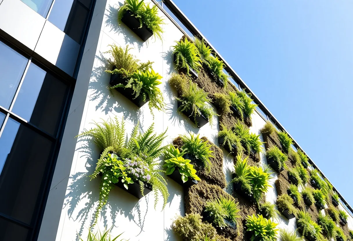Jardinería vertical: estilo moderno y sostenible
