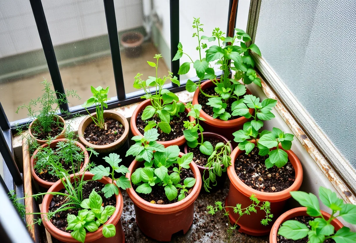 Descubre la magia de los microhuertos en balcones 🌱 #JardineríaUrbana