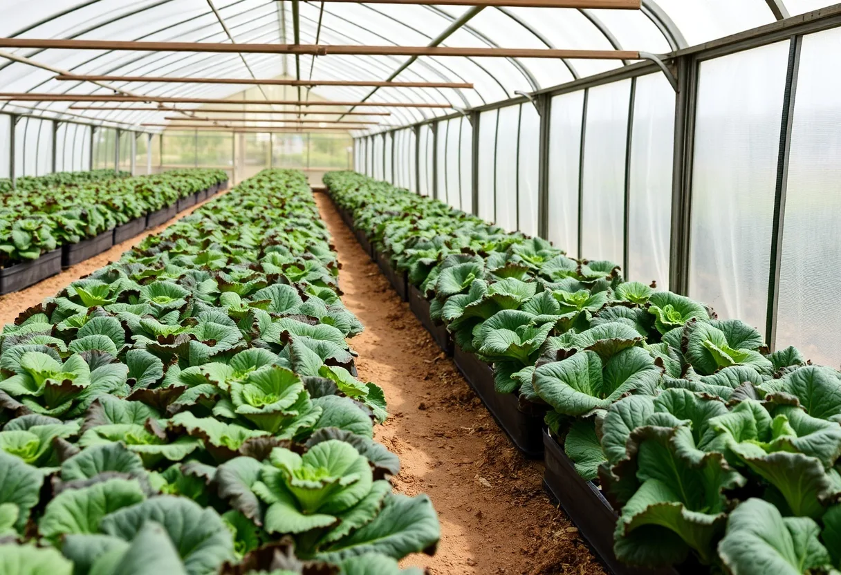 Productividad y sostenibilidad en huertos bajo techo
