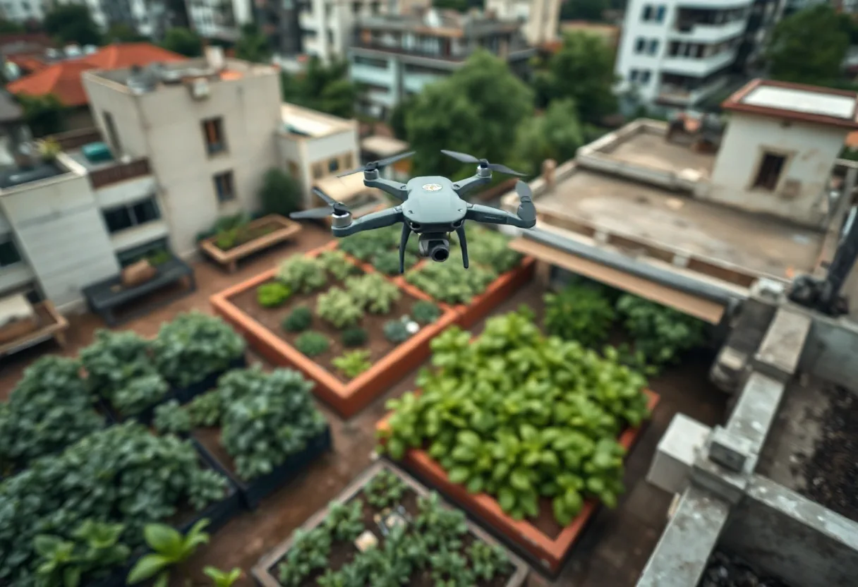 Drones en la agricultura urbana: Usos y beneficios