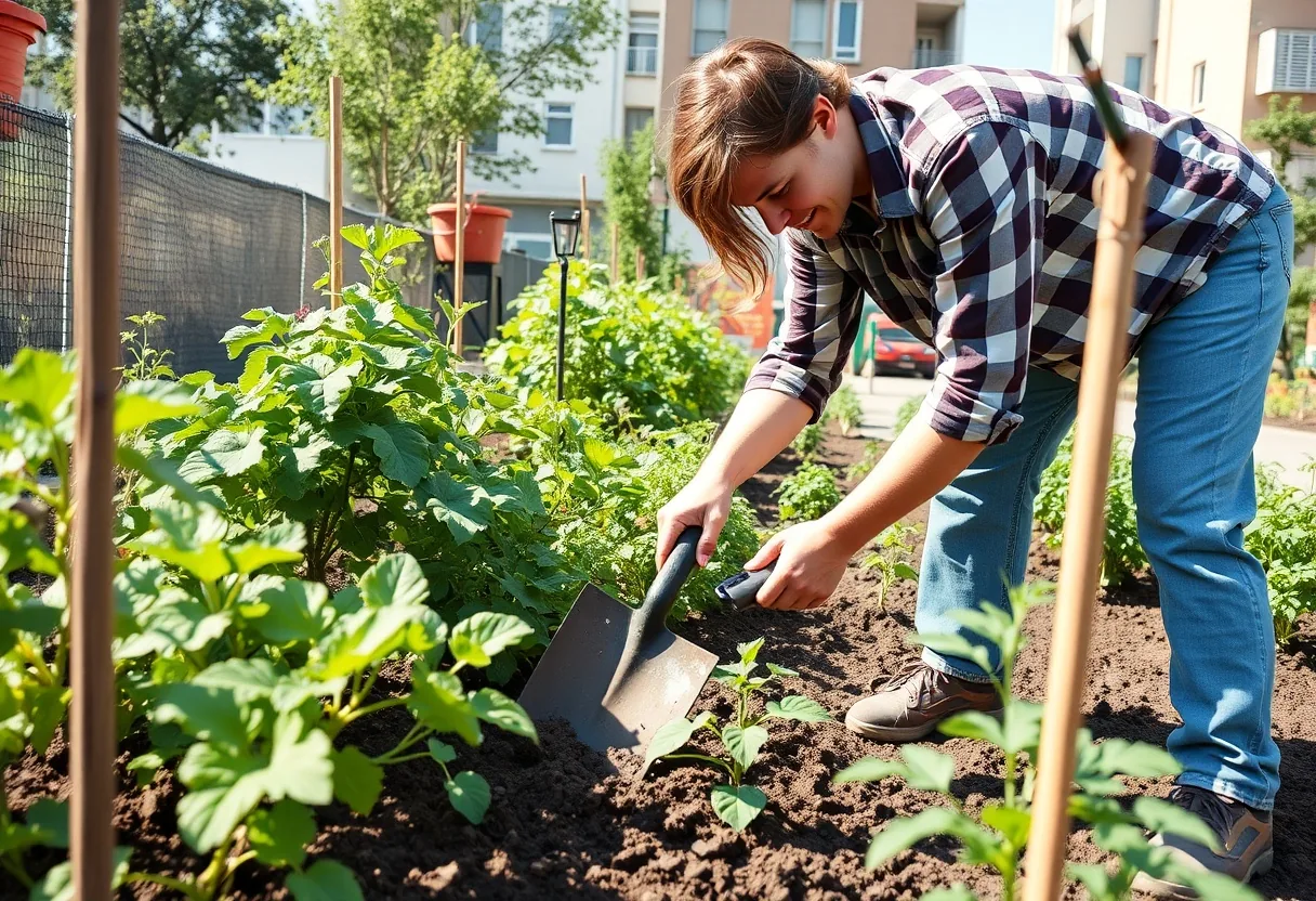 Ejercicio y huertos urbanos: Cómo mantenerse activo cultivando