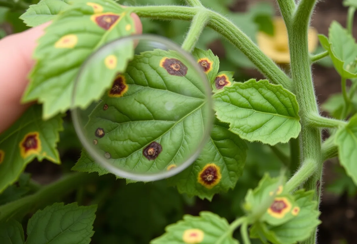 Enfermedades comunes en plantas de huerto y su tratamiento