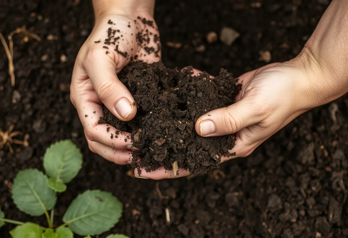 Revitalizando el suelo con enmiendas orgánicas. 🌱